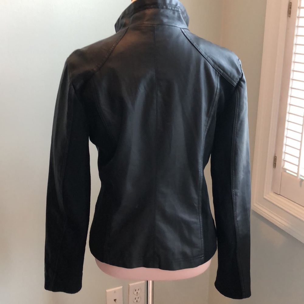 Vegan Leather Jacket - Picture 4 of 7